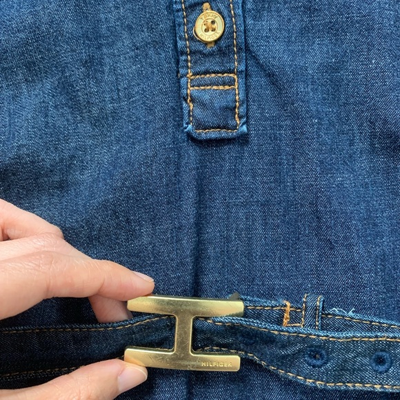 Tommy Hilfiger Jean Dress with Belt - Picture 4 of 8